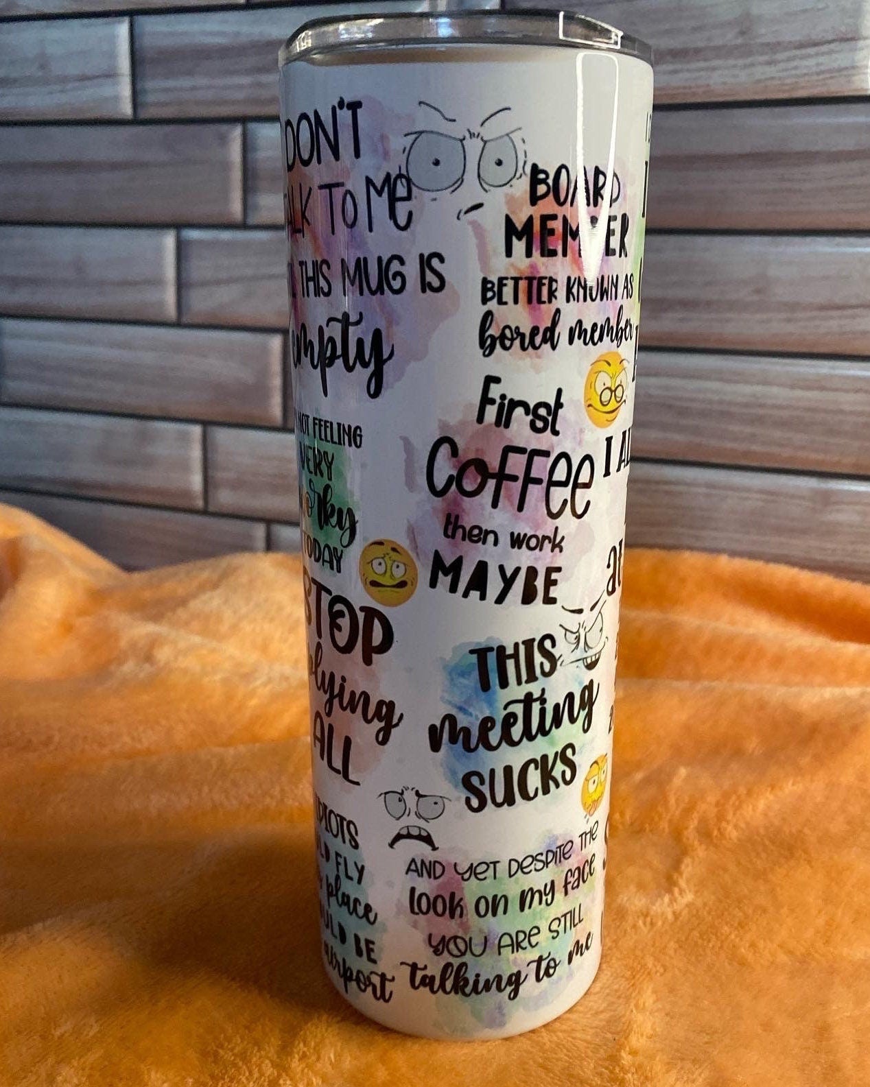 Funny office tumbler