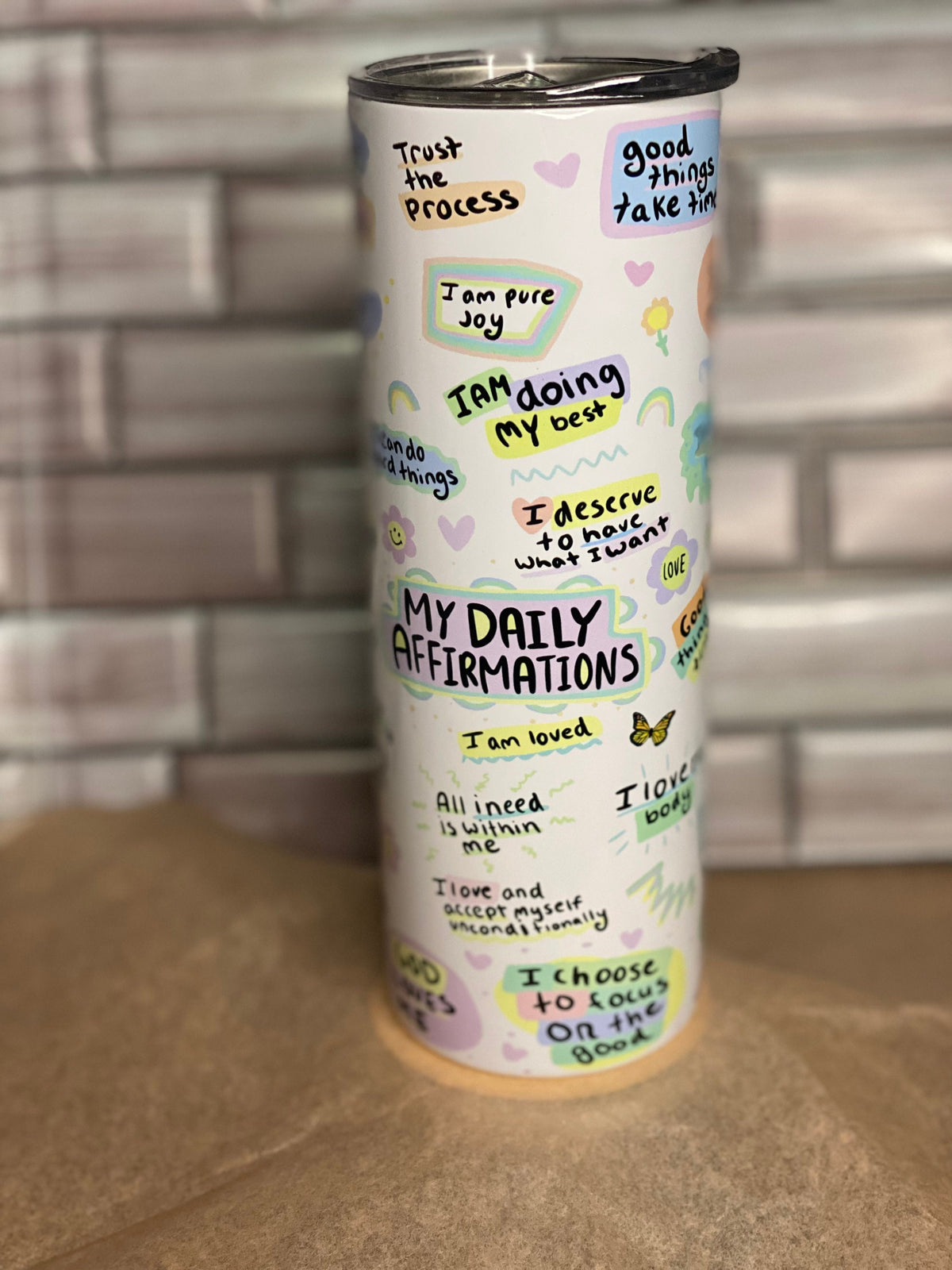 Daily Affirmations Tumbler
