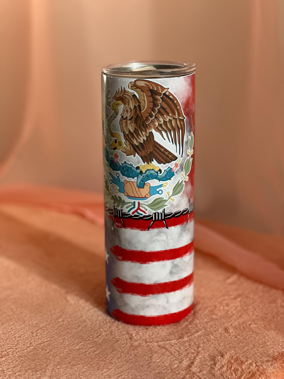 Mexican American 20oz skinny Tumbler