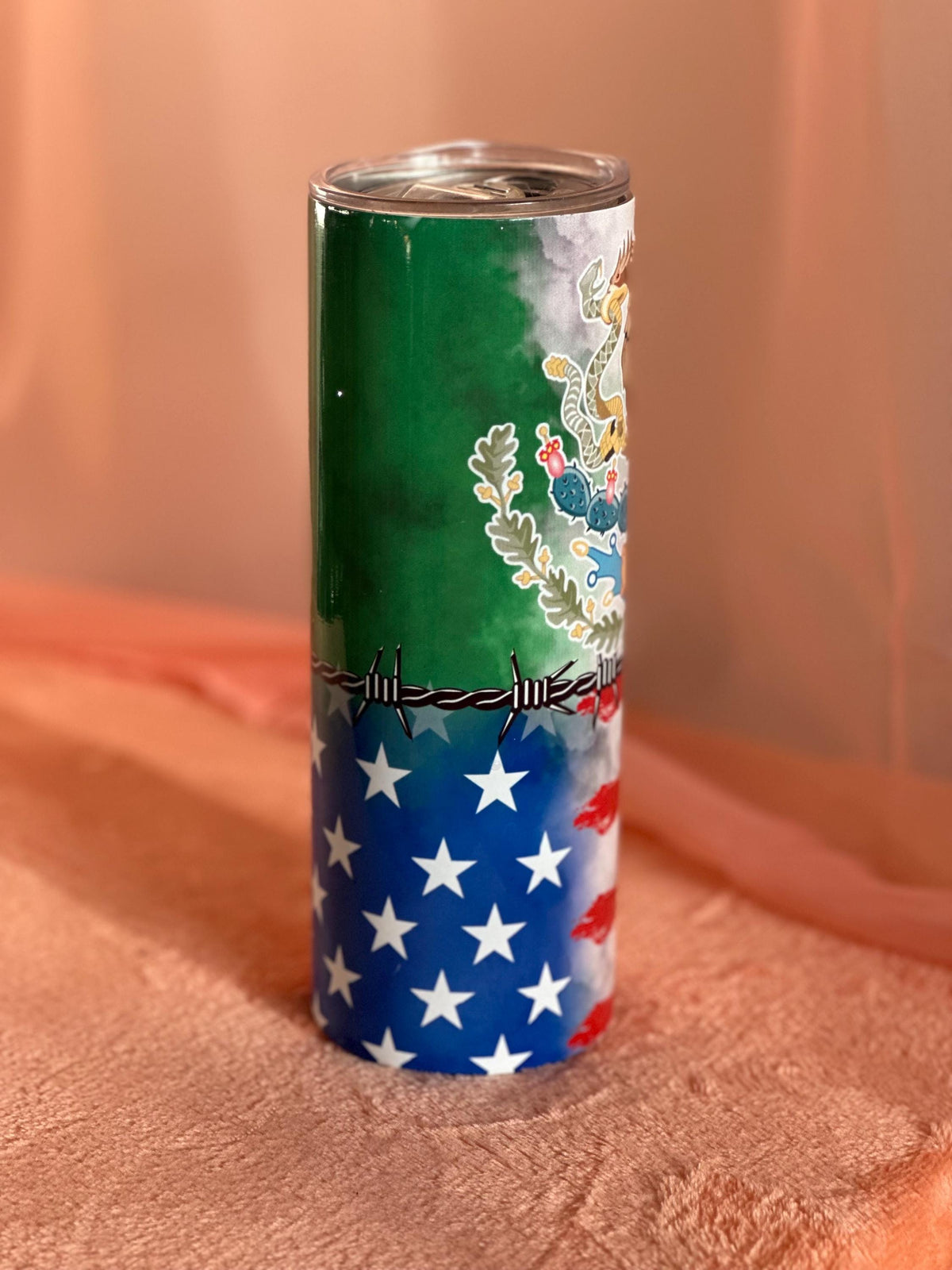 Mexican American 20oz skinny Tumbler