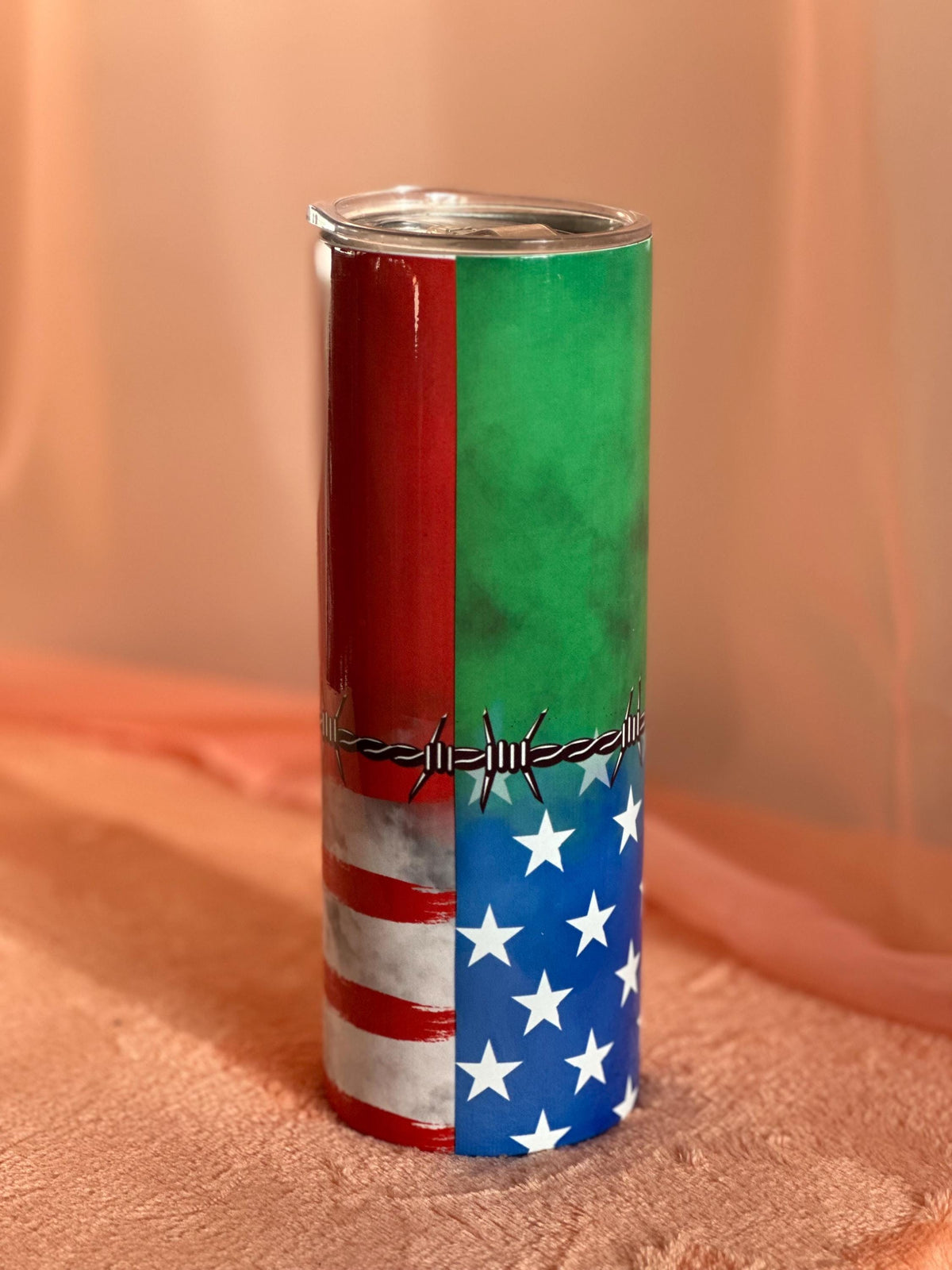 Mexican American 20oz skinny Tumbler