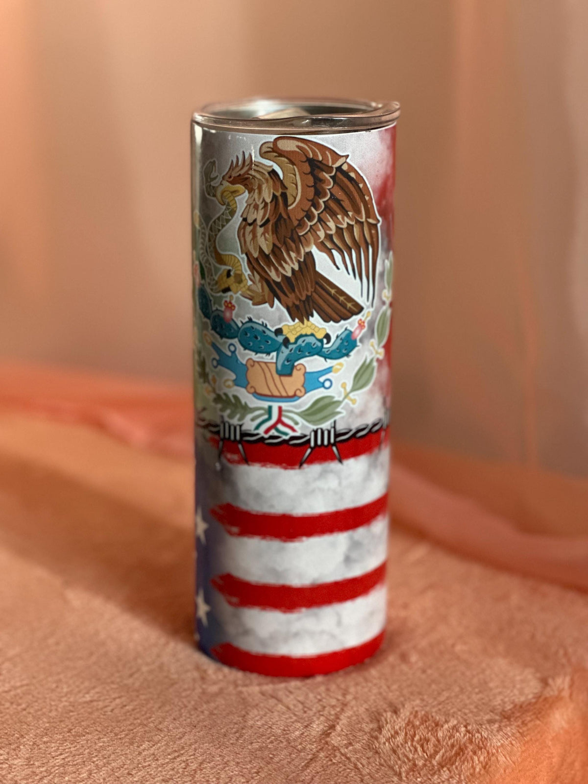 Mexican American 20oz skinny Tumbler