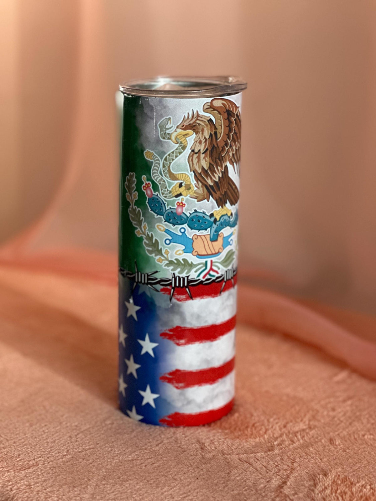 Mexican American 20oz skinny Tumbler